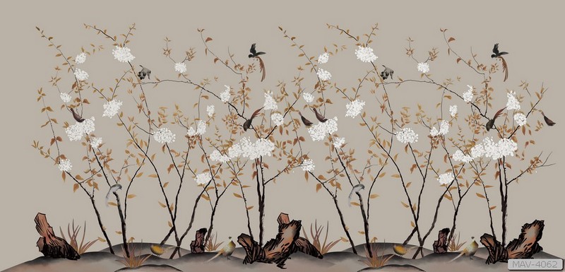 Cây hoa hồng leo và chim MAV-4062 